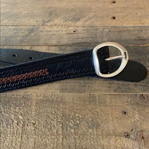 Leather belt